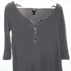 Gray H&M blouse